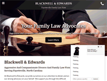 Tablet Screenshot of blackwellandedwards.com